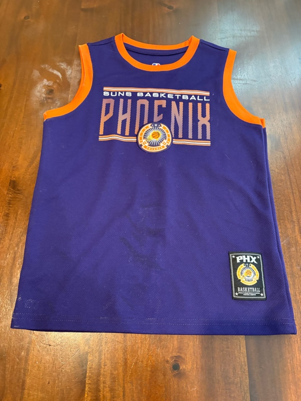 Phoenix Suns Purple & Orange Kids Basketball Tank Top